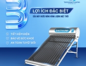 MÁY NƯỚC NÓNG NĂNG LƯỢNG MẶT TRỜI (từ 130L đến 360L) SUS.304 - SUS.304 & nhựa PPR