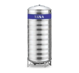 Bồn nước inox Tân Á 9000 đứng 「Φ1700–0.8mm」 SUS.304