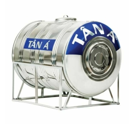 Bồn nước inox 1000L ngang TÂN Á – SUS.304