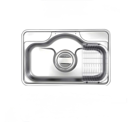 Chậu rửa inox WKJ.08551 Wonang Korea {đơn} SUS304