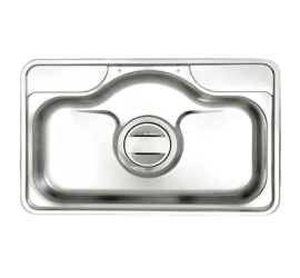 Chậu rửa inox WKJ.08551 Wonang Korea {đơn} SUS304